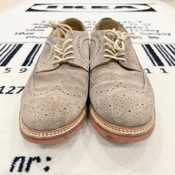 1901 Suede Lace Up Oxford Shoes main image 8